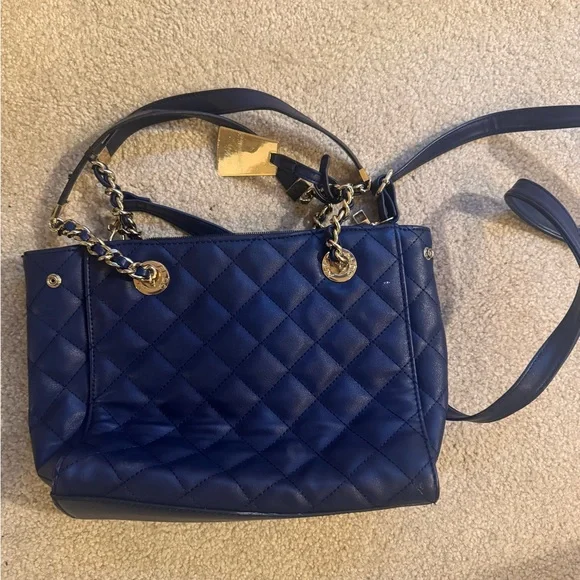 ALDO Blue Quilted Women's Bag - Picture 3 of 5